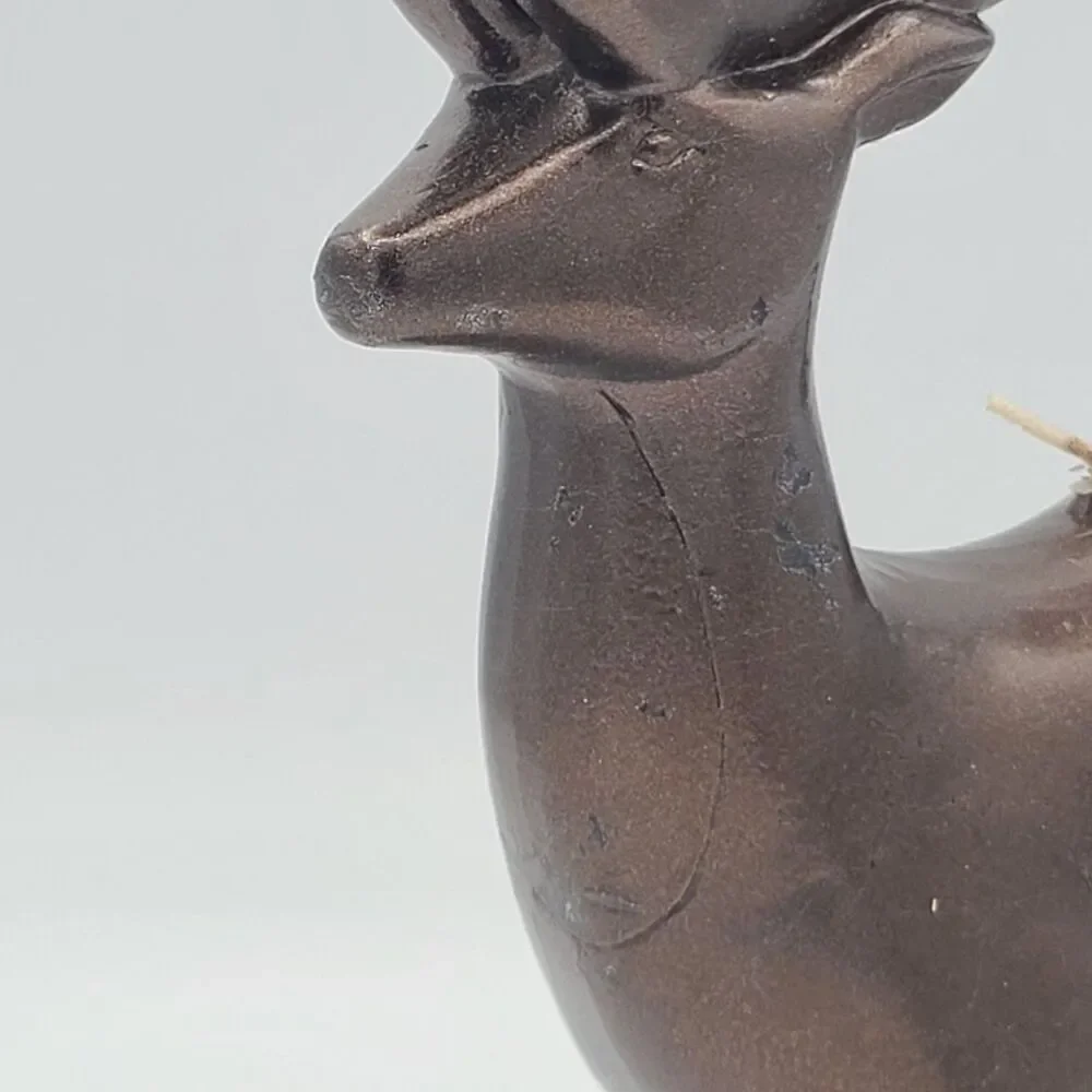 Buck Deer Wax Candle 7 1/2